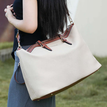 Mkf Collection by Mia K. - Zephyra Weekender Bag in Burgundy view 2 - Mkf Collection Bags