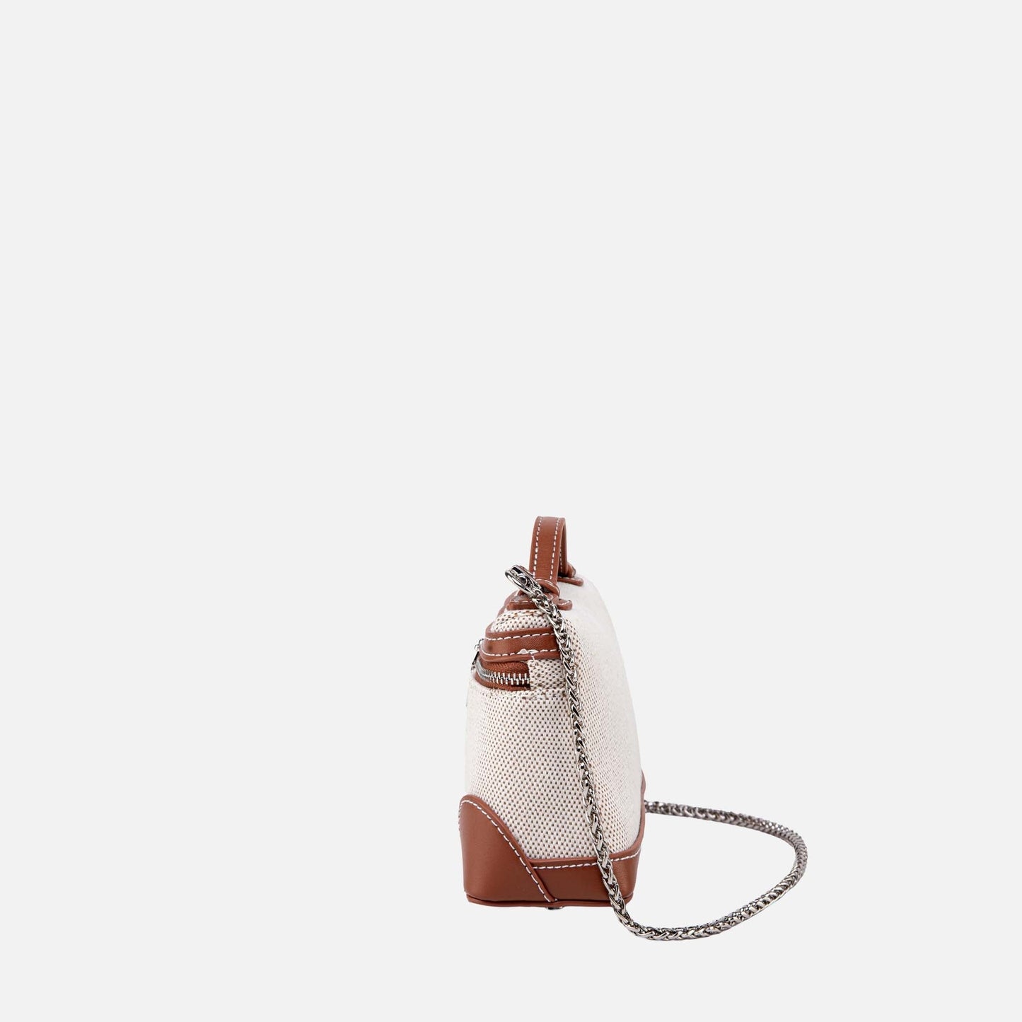 Mkf Collection by Mia K. - Zinnia Crossbody Bag in Cognac Brown view 3 - Mkf Collection Crossbody Bags