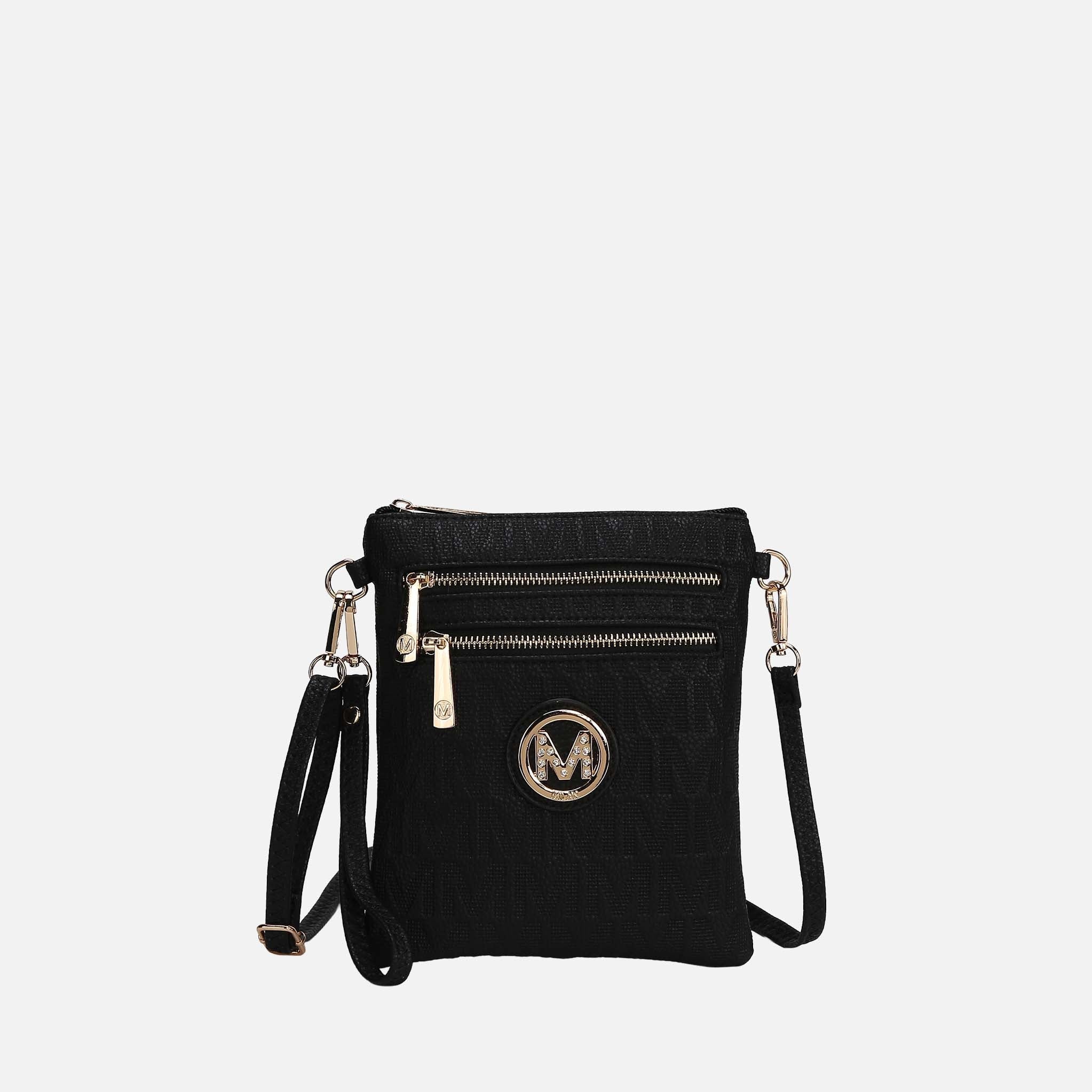 Mkf Collection by Mia K. - Andrea Signature Crossbody Bag Rose Pink view 15 (bag) - mkf collection cros - shop at us.meeeshop