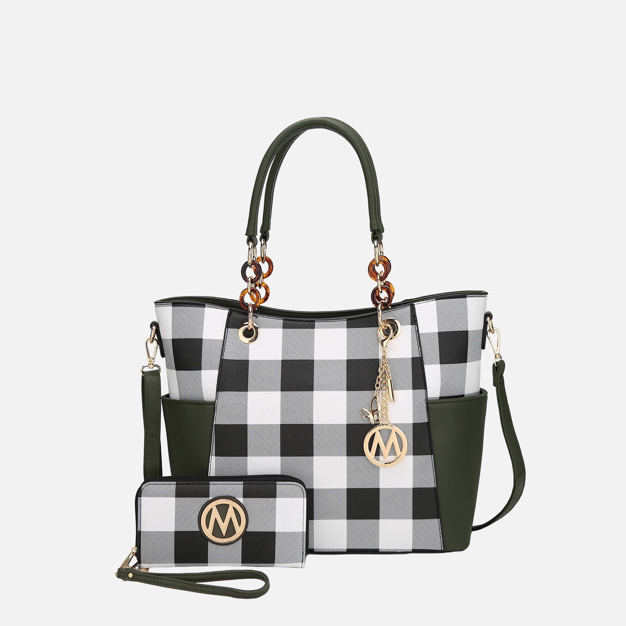 Mkf Collection by Mia K. - Bonita Tote Bag and Wallet Set Pink view 9 (bag) - mkf collection tote bag,  - shop at us.meeeshop