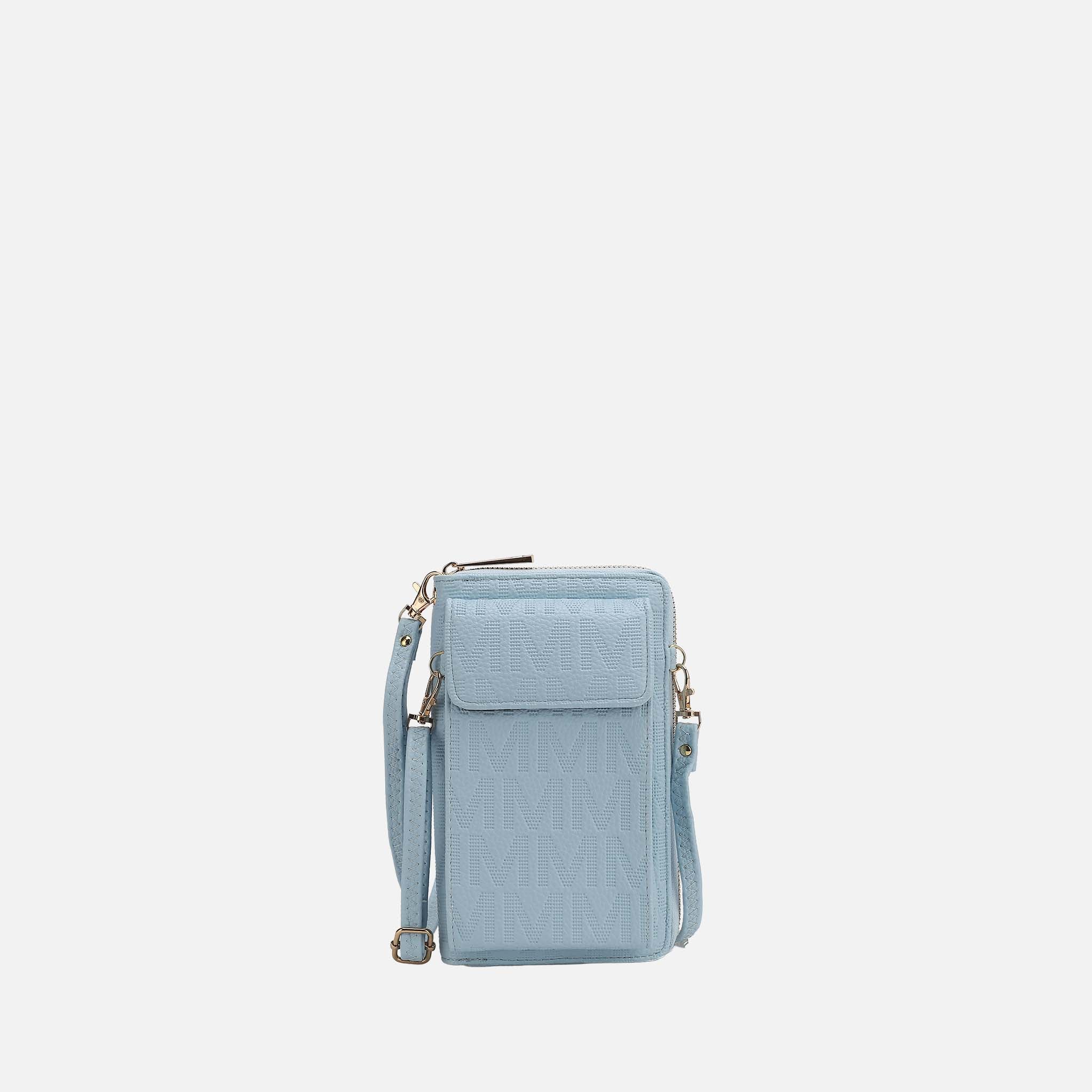 Mkf Collection by Mia K. - Caddy Signature Phone Crossbody Beige (bag) - mkf collection crossbody bags, - shop at us.meeeshop