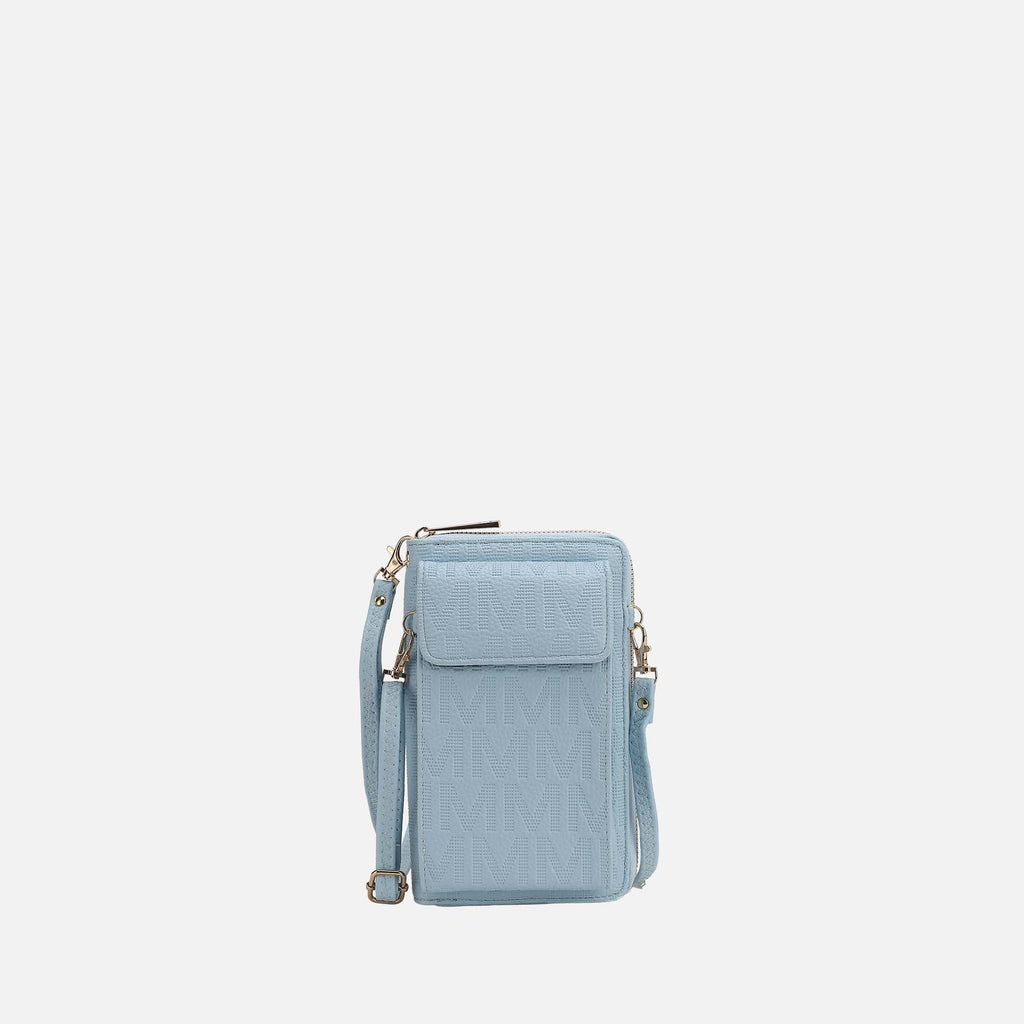 Mkf Collection by Mia K. - Caddy Signature Phone Crossbody Beige (bag) - mkf collection crossbody bags, - shop at us.meeeshop