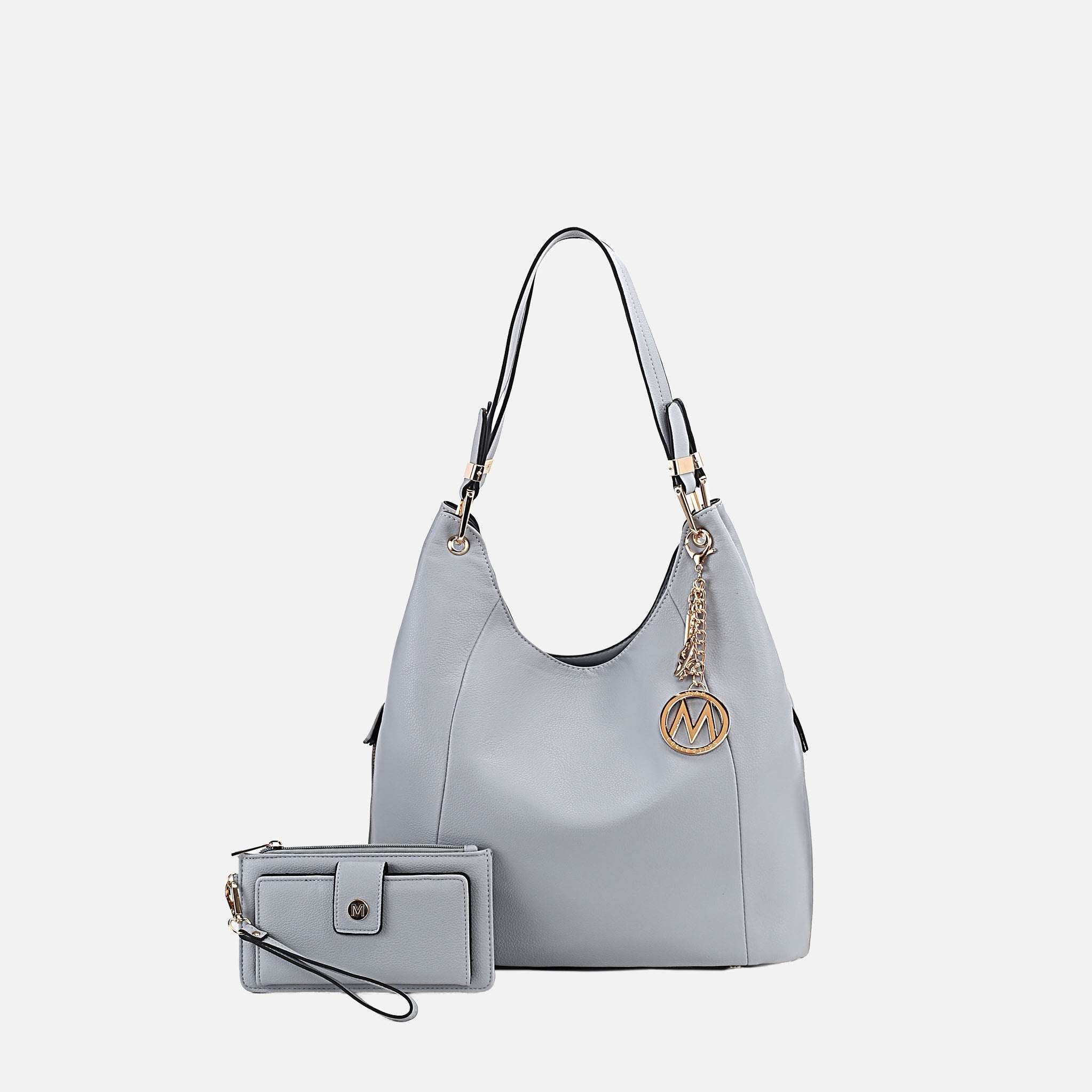 Mkf Collection by Mia K. - Calina Shoulder Bag Beige (bag) - mkf collection bags, mkf collection bags p - shop at us.meeeshop