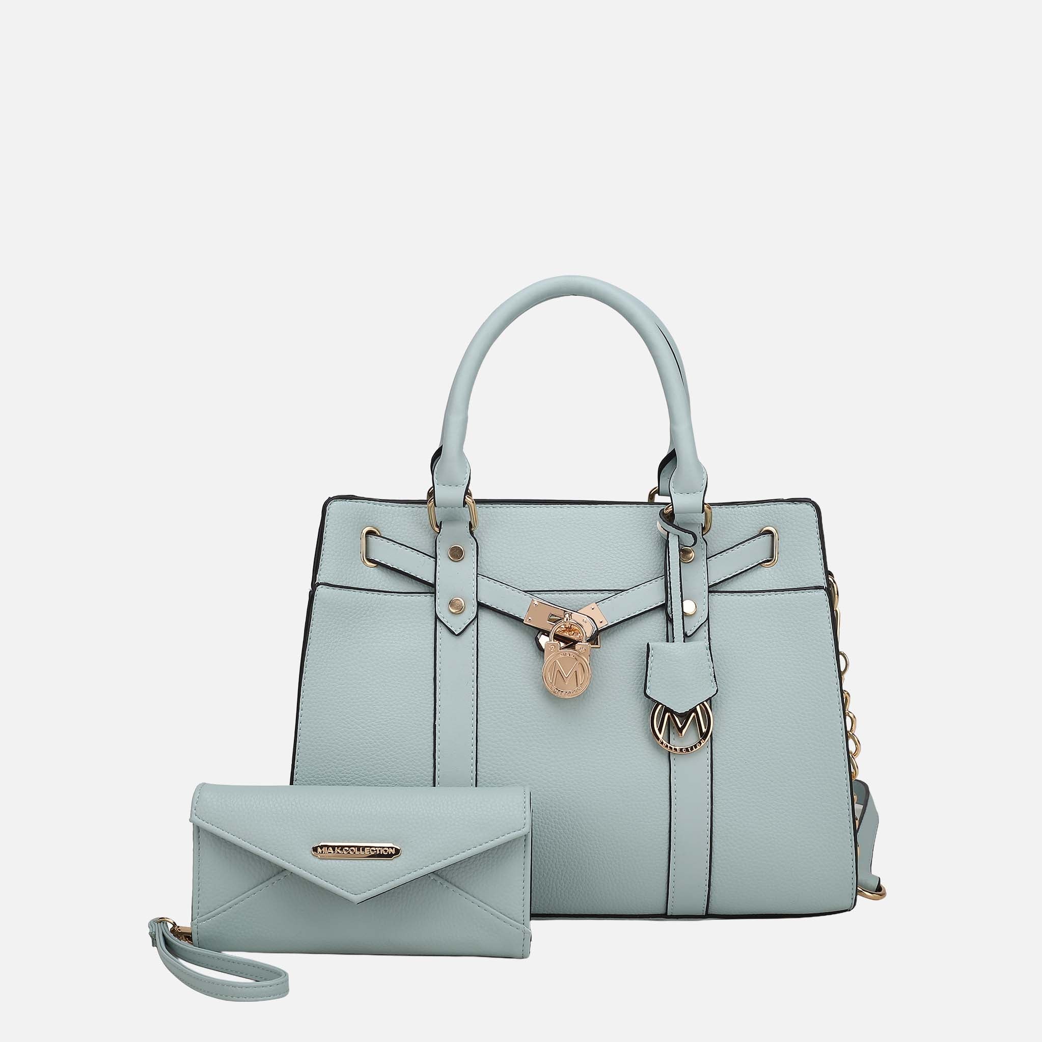 Mkf Collection by Mia K. - Christine L Shoulder and Wallet Set Light Blue view 5 (bag) - mkf collection - shop at us.meeeshop