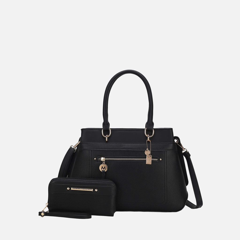 Mkf Collection by Mia K. - Gardenia Tote Bag and Wallet Set Golden Poppy view 11 (bag) - mkf collection - shop at us.meeeshop