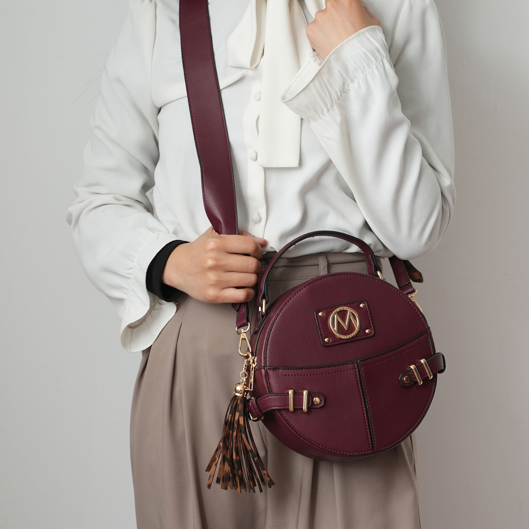 Mkf Collection by Mia K. - Gayle Crossbody Bag Blush view 2 (bag) - mkf collection crossbody bags, mkf  - shop at us.meeeshop