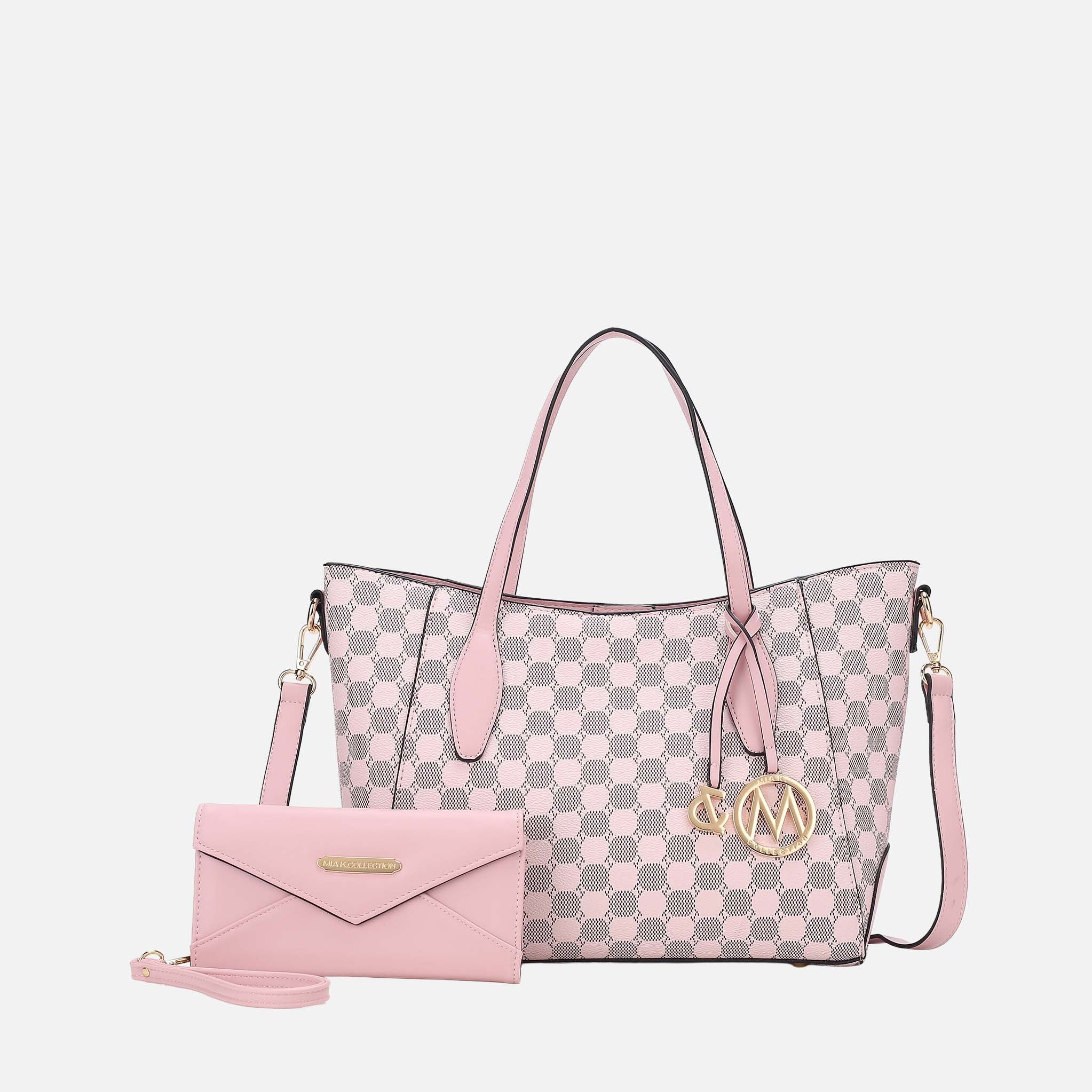 Mkf Collection by Mia K. - Gianna Tote Bag and Wallet Set view 12 (bag) - mkf collection tote bag, mkf  - shop at us.meeeshop