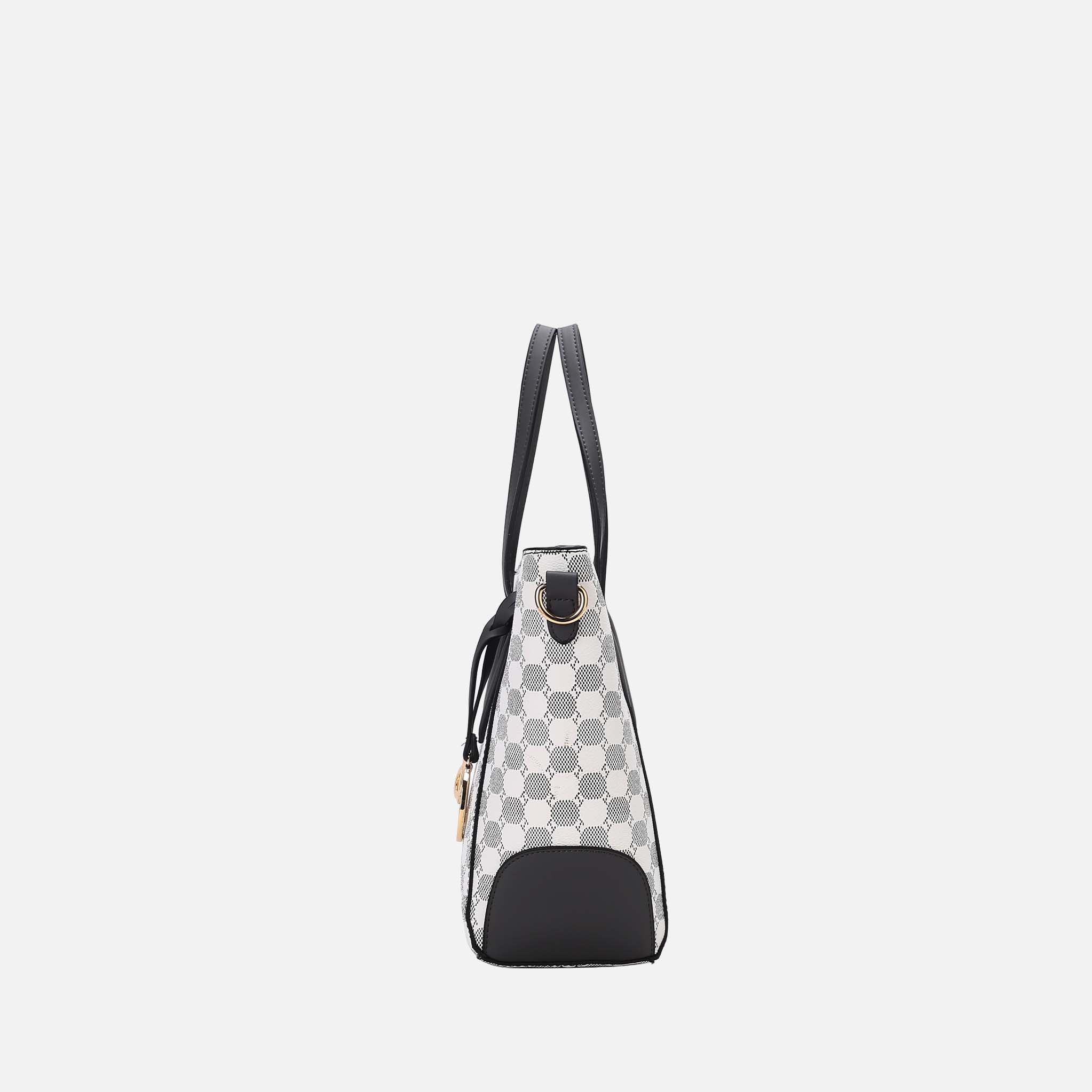Mkf Collection by Mia K. - Gianna Tote Bag and Wallet Set Denim Blue view 4 (bag) - mkf collection tote - shop at us.meeeshop