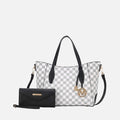 Mkf Collection by Mia K. - Gianna Tote Bag and Wallet Set Golden Poppy view 5 (bag) - mkf collection to - shop at us.meeeshop