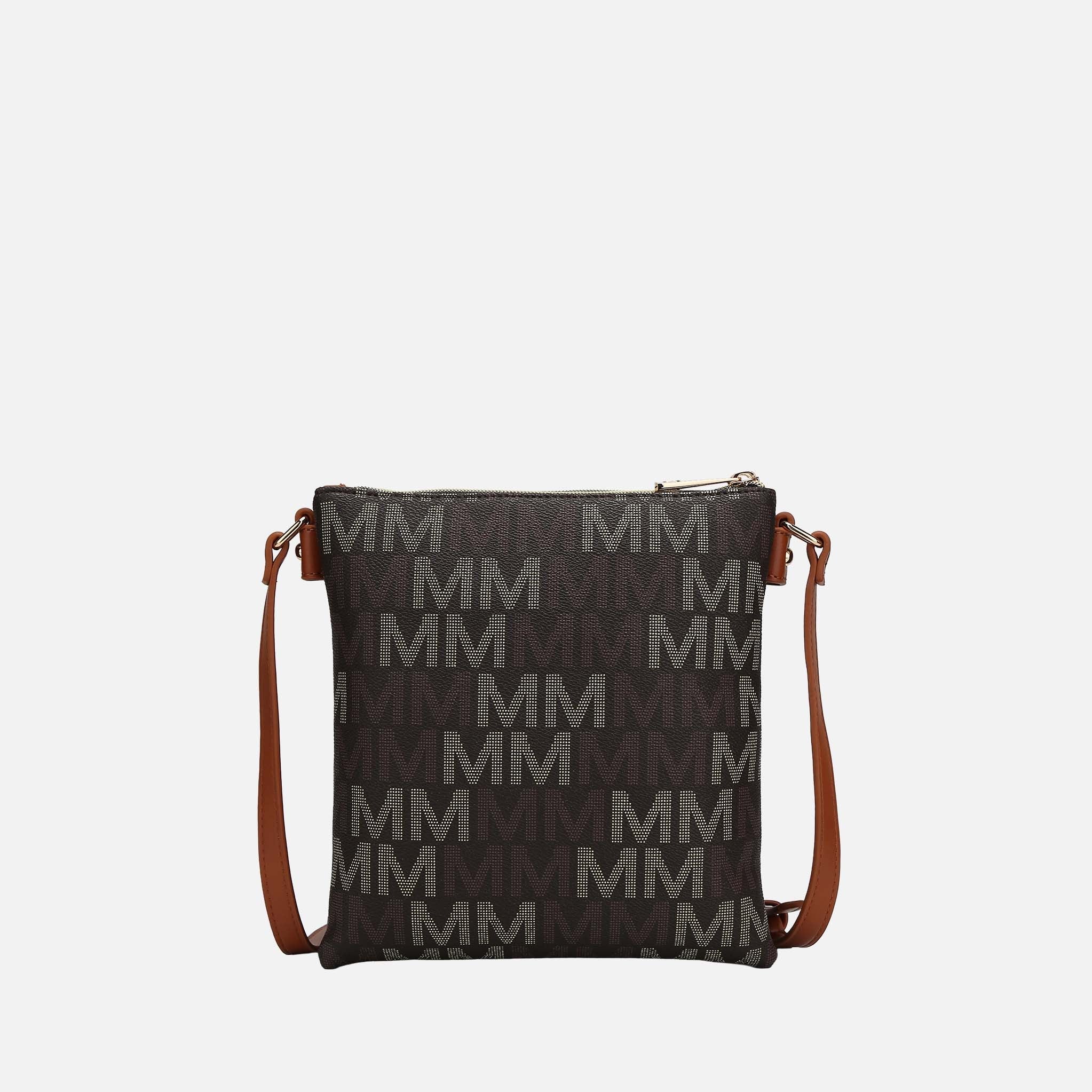 Mkf Collection by Mia K. - Jeni Signature Crossbody Bag Tawny view 3 (bag) - mkf collection crossbody b - shop at us.meeeshop