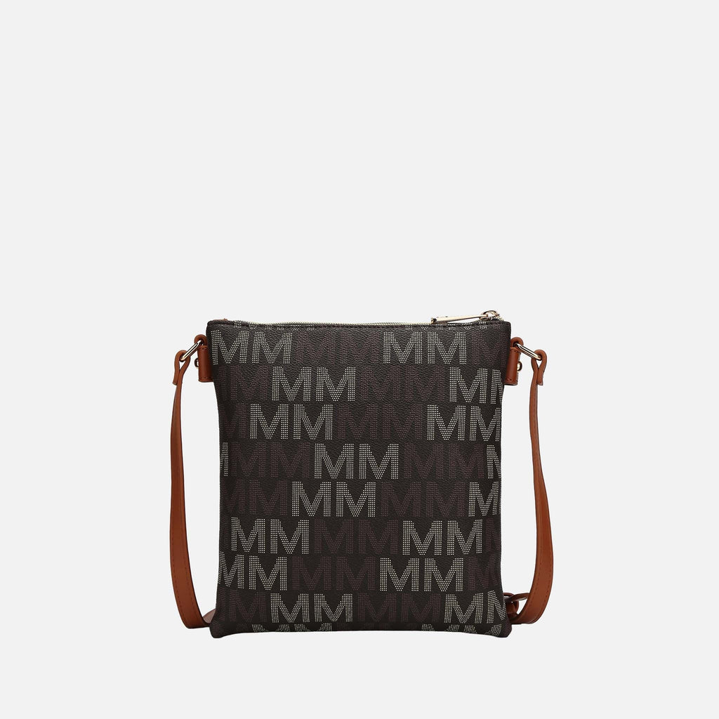 Mkf Collection by Mia K. - Jeni Signature Crossbody Bag Tawny view 3 (bag) - mkf collection crossbody b - shop at us.meeeshop