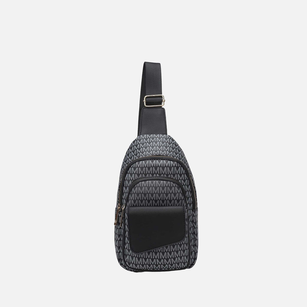 Mkf Collection by Mia K. - Kace Signature Sling Bag Beige (bag) - mkf collection bags, mkf collection b - shop at us.meeeshop