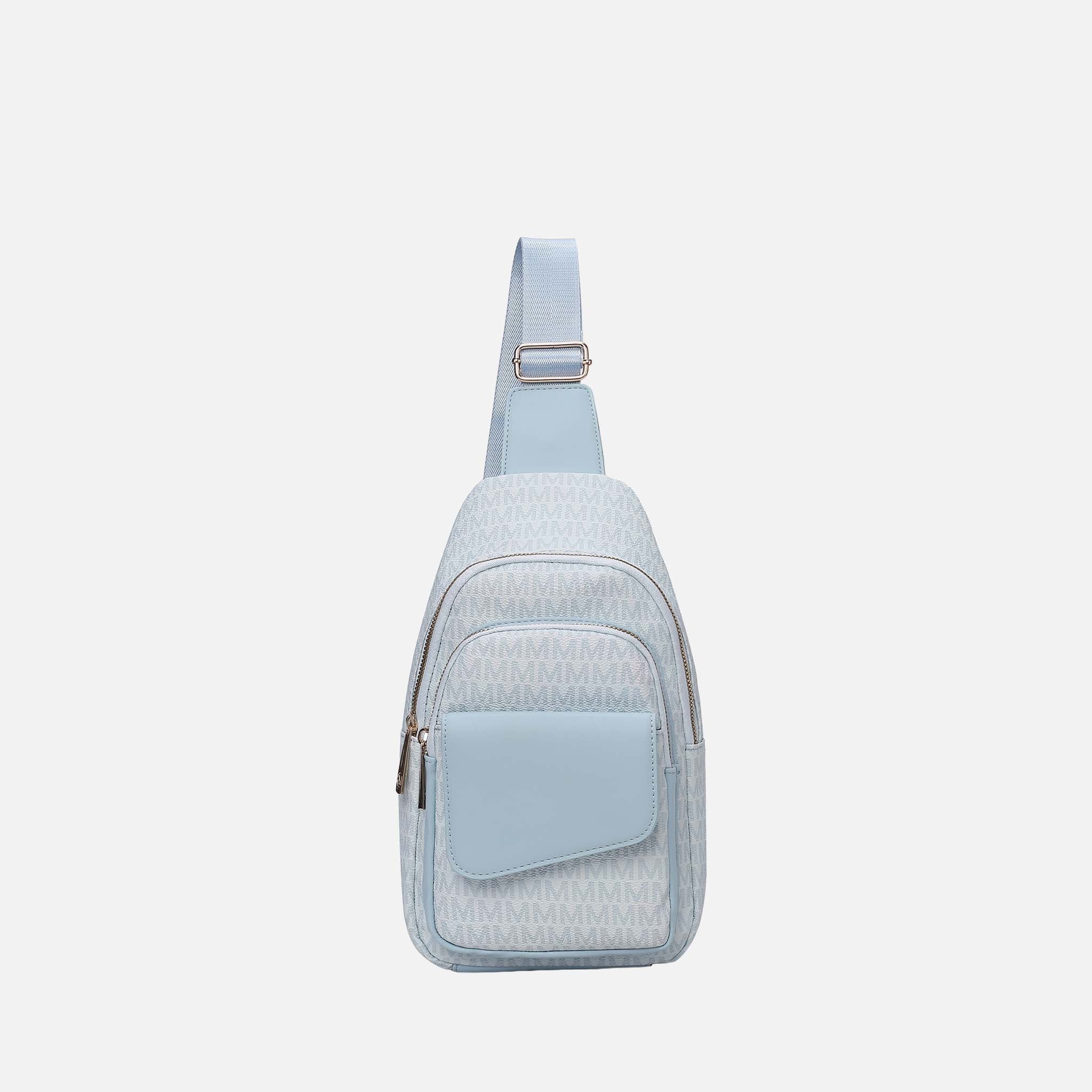 Mkf Collection by Mia K. - Kace Signature Sling Bag Indigo view 10 (bag) - mkf collection bags, mkf col - shop at us.meeeshop