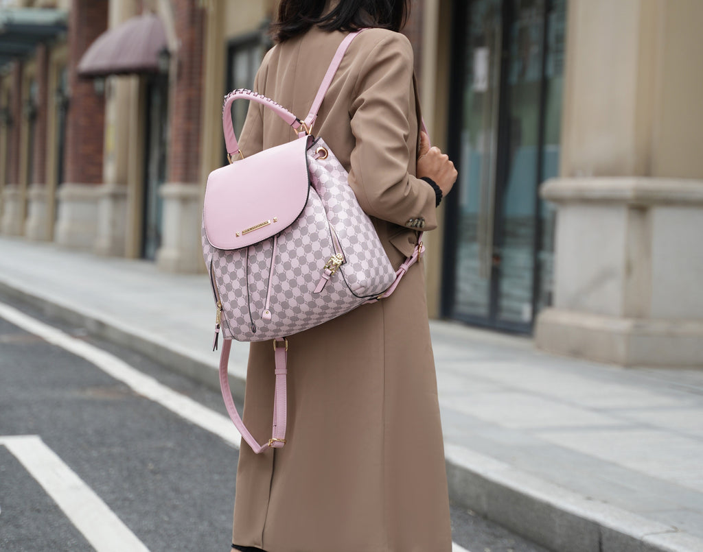Mkf Collection by Mia K. - Kimberly Backpack Cognac Brown view 2 (bag) - mkf collection bags, mkf colle - shop at us.meeeshop