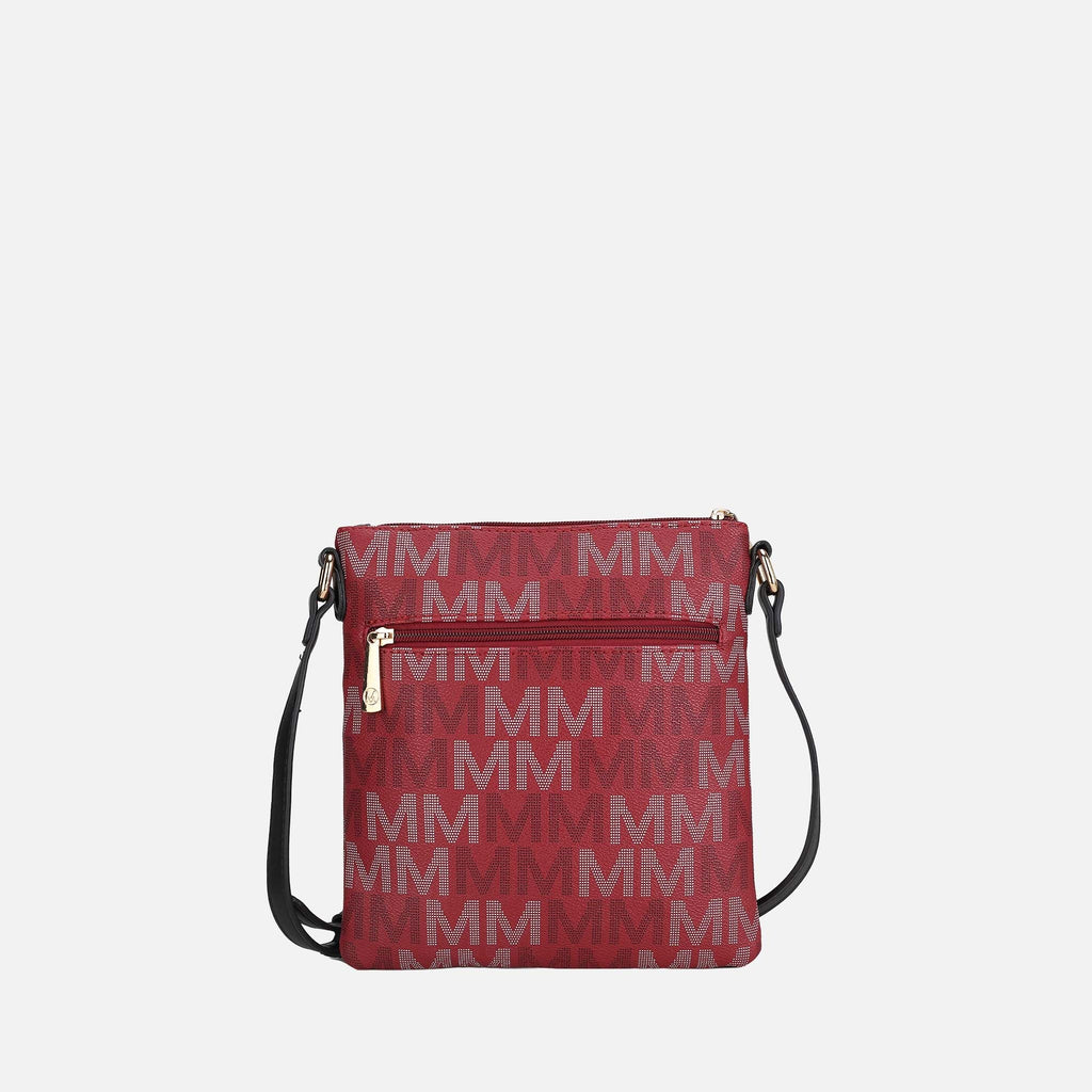 Mkf Collection by Mia K. - Lemuel Signature Crossbody Bag White view 3 (bag) - mkf collection crossbody - shop at us.meeeshop