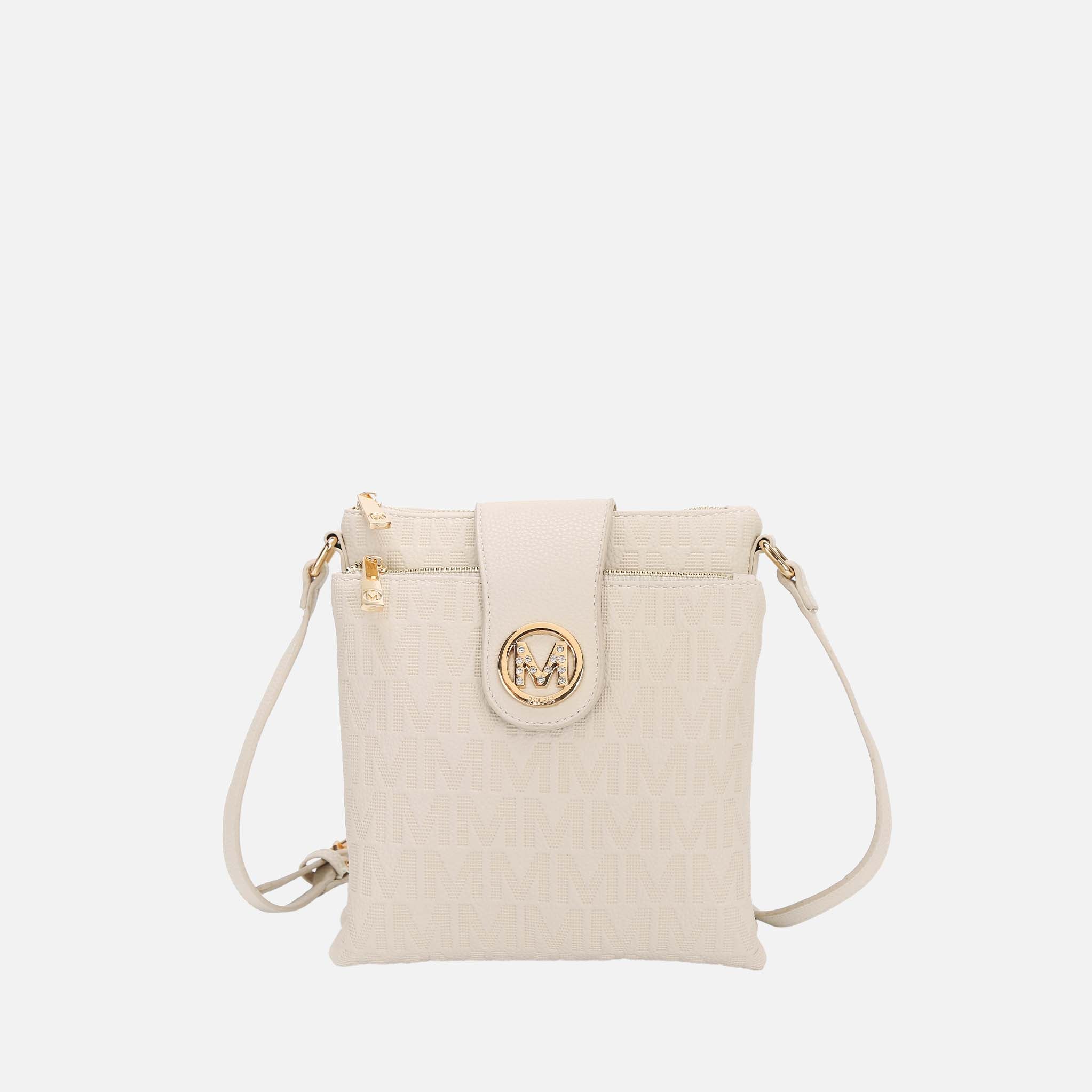 Mkf Collection by Mia K. - Marietta Signature Crossbody Bag Gray view 15 (bag) - mkf collection crossbo - shop at us.meeeshop