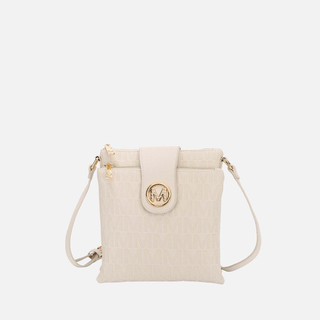Mkf Collection by Mia K. - Marietta Signature Crossbody Bag Gray view 15 (bag) - mkf collection crossbo - shop at us.meeeshop