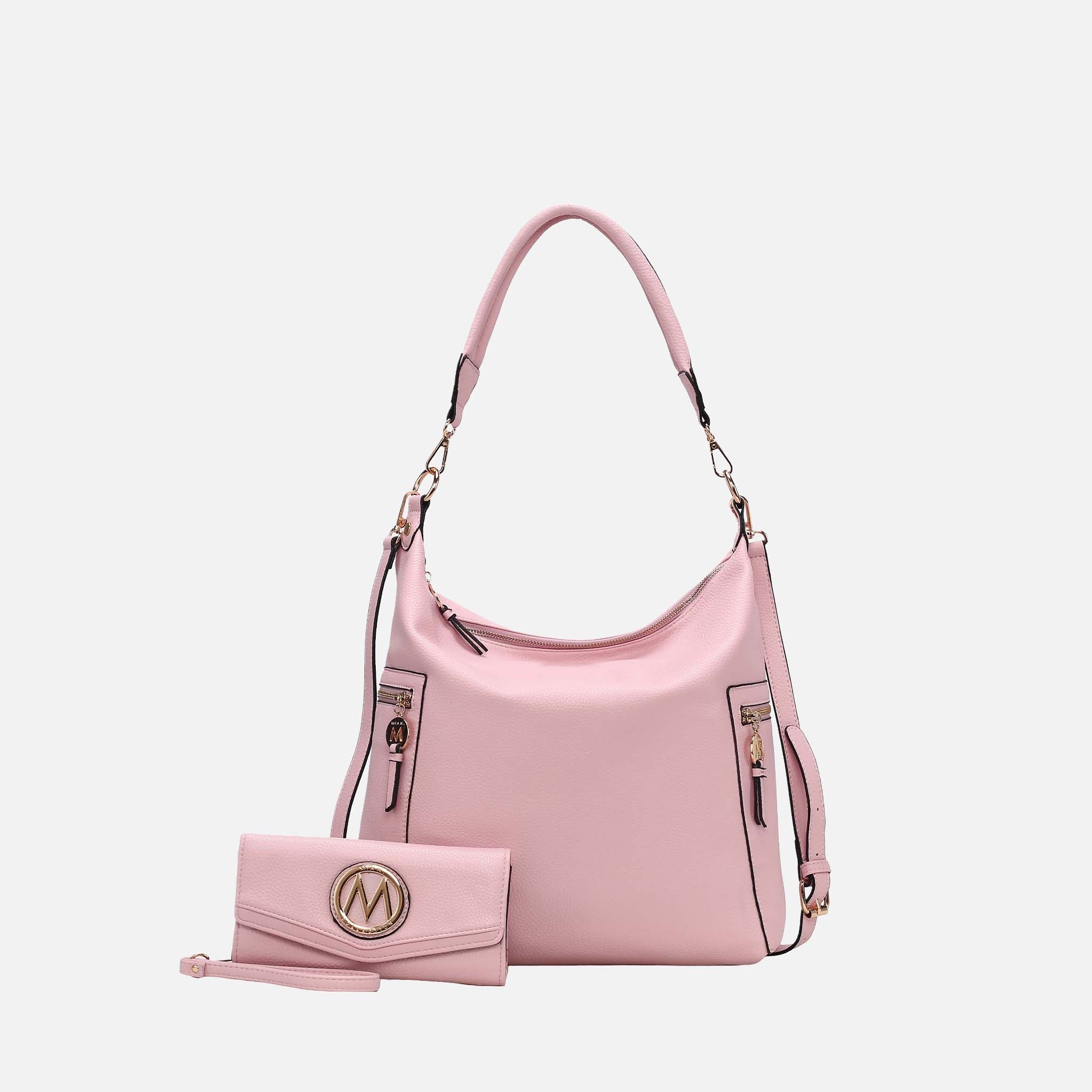 Mkf Collection by Mia K. - Ophelia Hobo Bag and Wallet Set view 13 (bag) - mkf collection bags, mkf col - shop at us.meeeshop