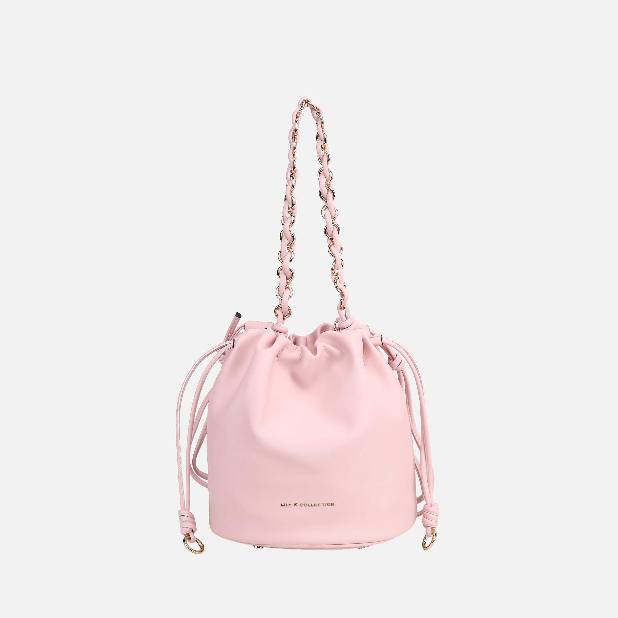 Mkf Collection by Mia K. - Paityn Bucket Bag Charcoal Gray view 5 (bag) - mkf collection bags, mkf coll - shop at us.meeeshop