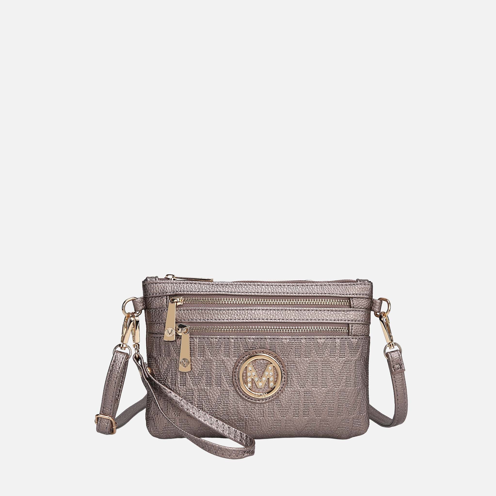 Mkf Collection by Mia K. - Roonie Signature Phone Crossbody Bag Tawny view 13 (bag) - mkf collection cr - shop at us.meeeshop