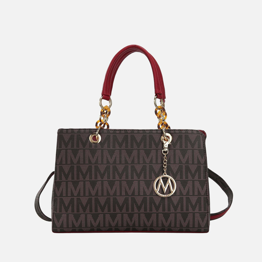 Mkf Collection by Mia K. - Sirna Signature Tote Bag Fuchsia view 12 (bag) - mkf collection tote bag, mk - shop at us.meeeshop