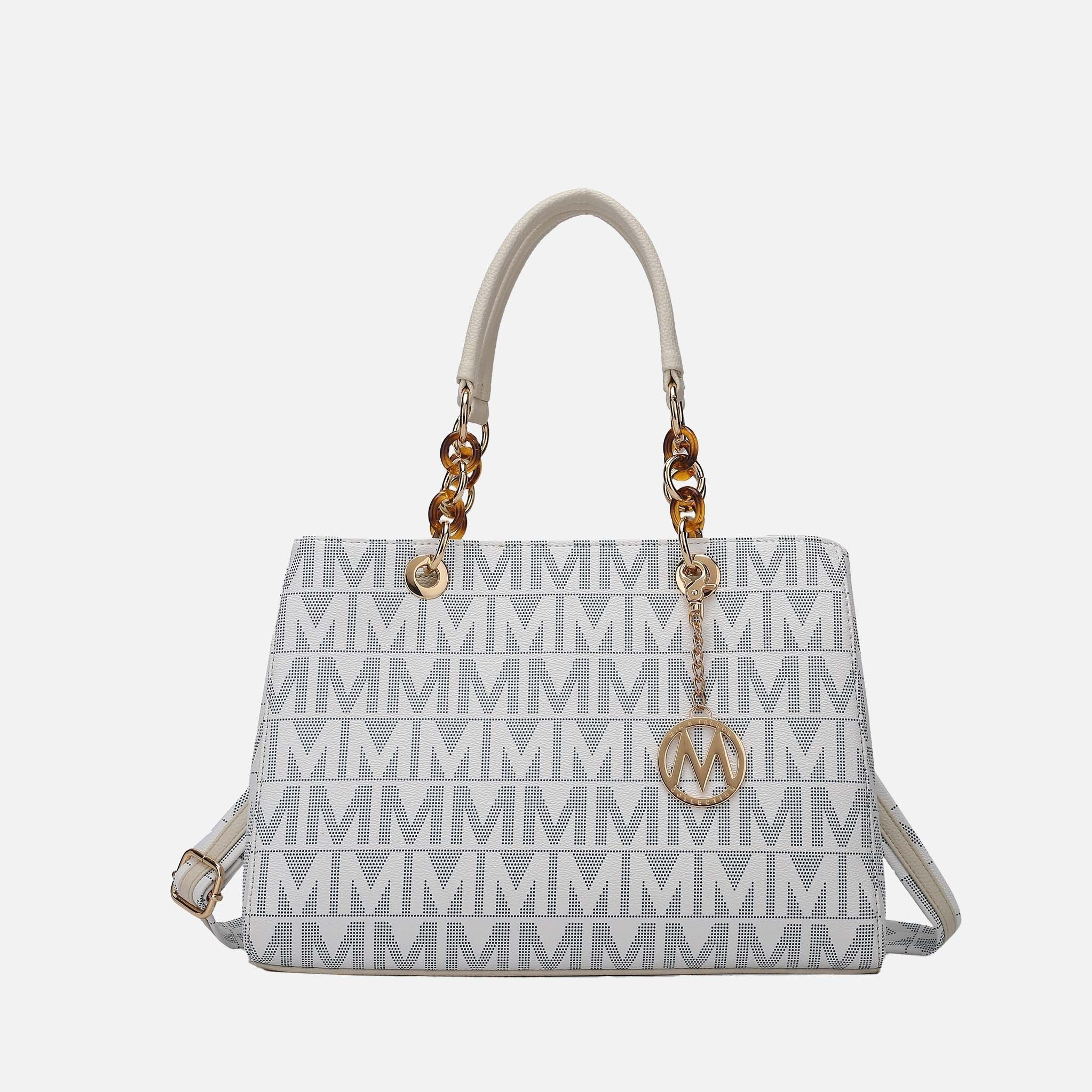 Mkf Collection by Mia K. - Sirna Signature Tote Bag Burgundy view 6 (bag) - mkf collection tote bag, mk - shop at us.meeeshop