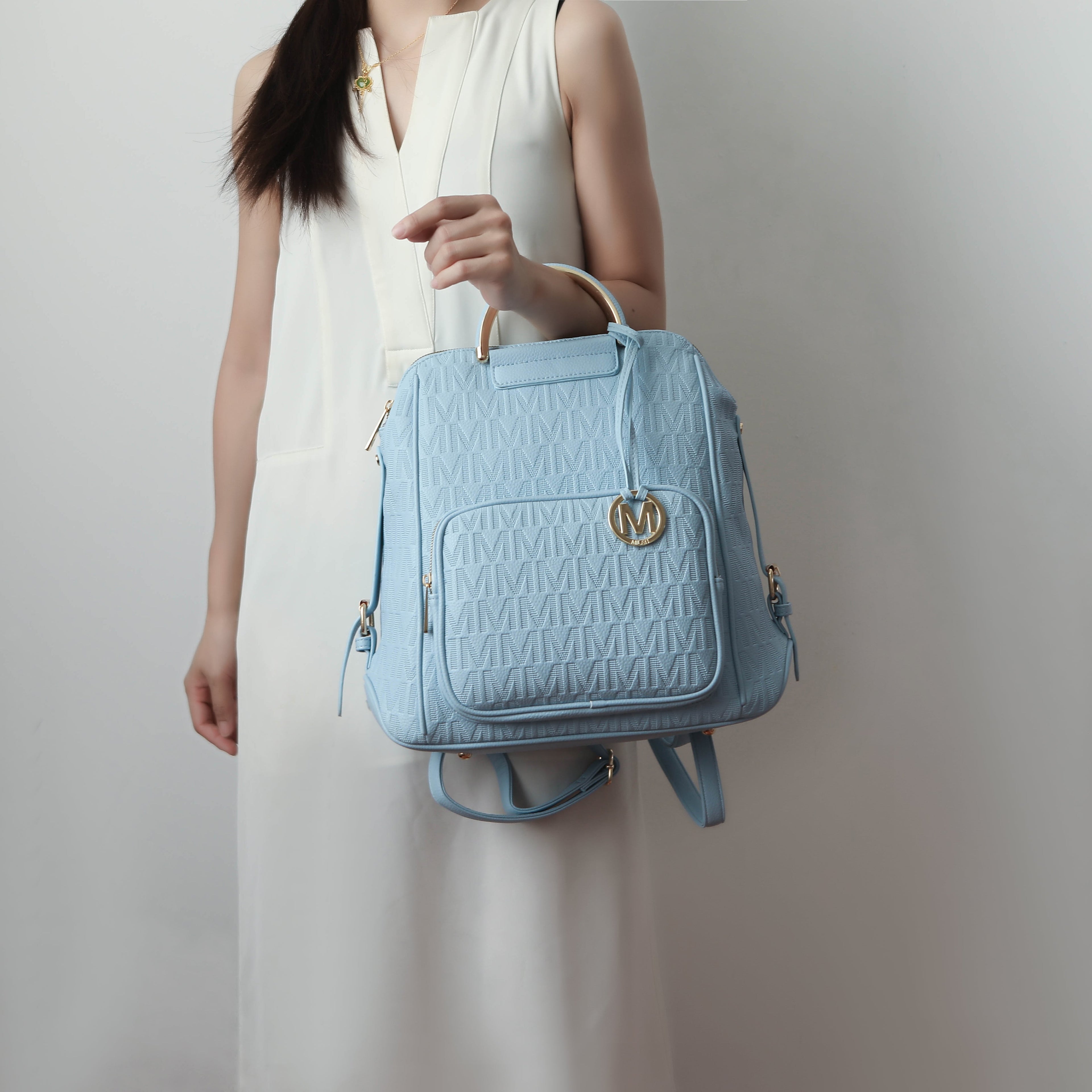 Mkf Collection by Mia K. - Torra Signature Backpack Black view 2 (bag) - mkf collection bags, mkf colle - shop at us.meeeshop