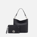 Mkf Collection by Mia K. - Viviana Hobo Bag and Wristlet Set Red view 13 (bag) - mkf collection bags, m - shop at us.meeeshop