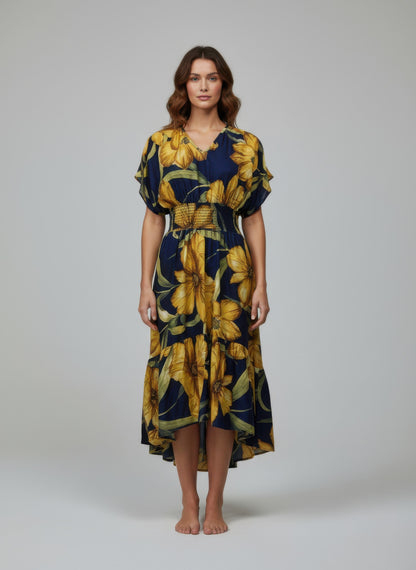 mlle gabrielle floral Mlle Gabrielle Floral Dress view 3 (dress) - shop at us.meeeshop