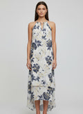 Mlle Gabrielle Floral Sleeveless Dress White combo (dress) - mlle gabrielle dress vintage, mlle gabriel - shop at us.meeeshop