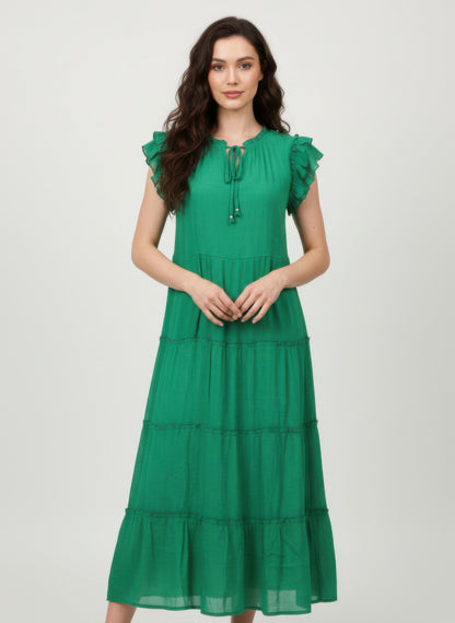 Mlle Gabrielle Solid Cap Sleeve Dress view 7 - Mlle Gabrielle Dress Vintage