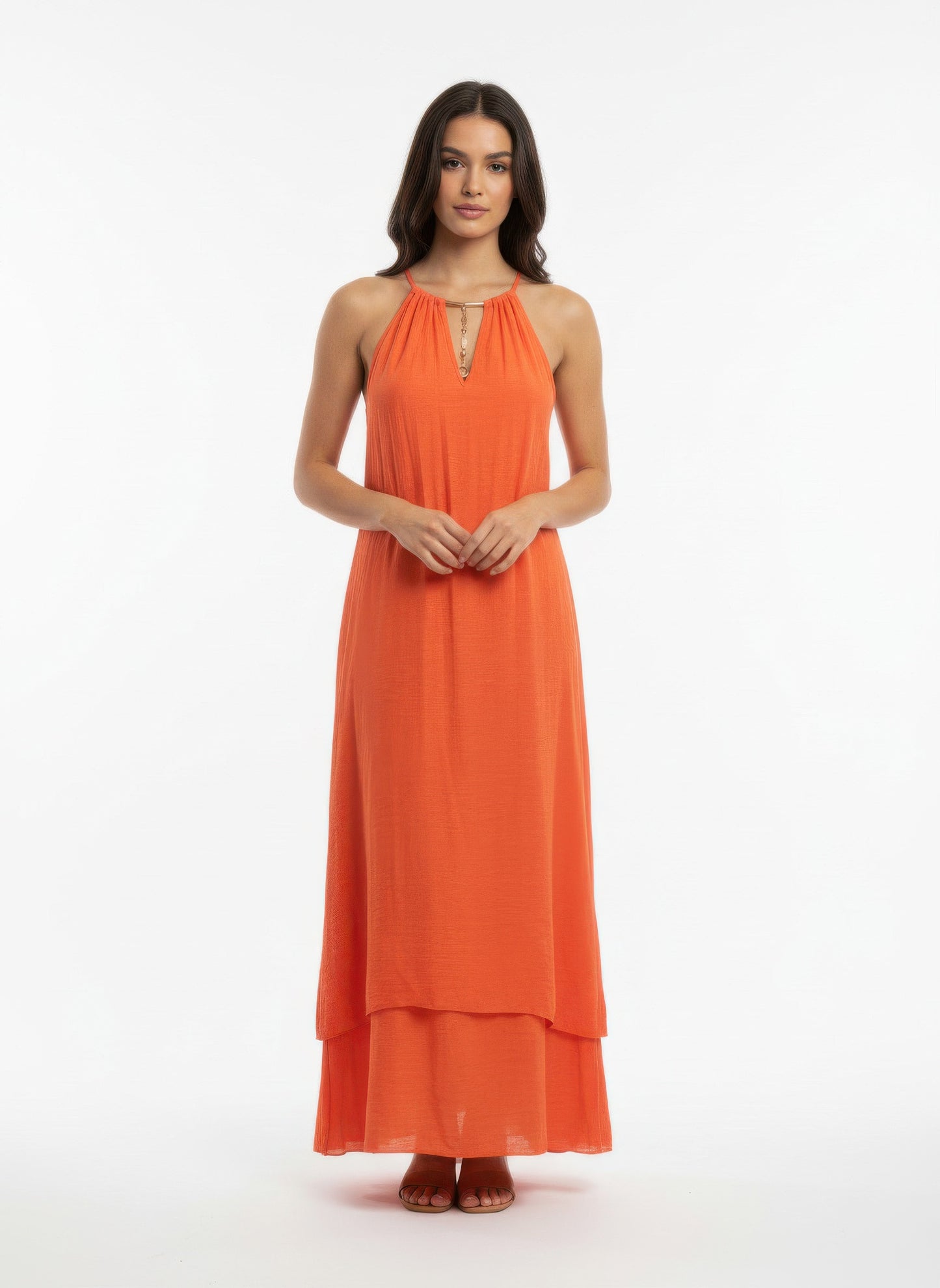 Mlle Gabrielle Solid Sleeveless Dress view 4 - Mlle Gabrielle Dress Vintage