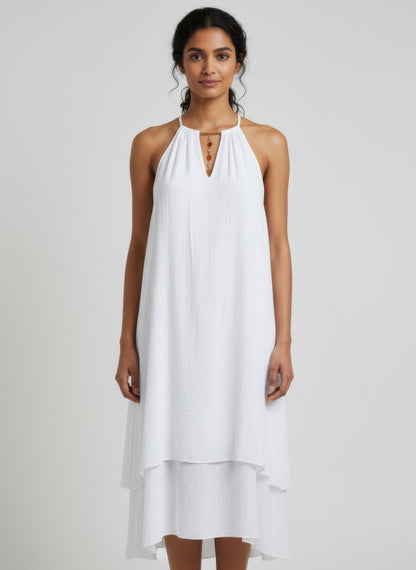 Mlle Gabrielle Solid Sleeveless Dress view 7 - Mlle Gabrielle Dress Vintage