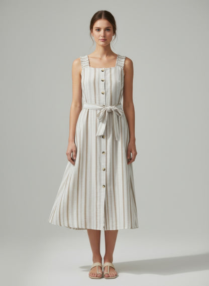 mlle gabrielle striped Mlle Gabrielle Striped Dress S (dress) - shop at us.meeeshop