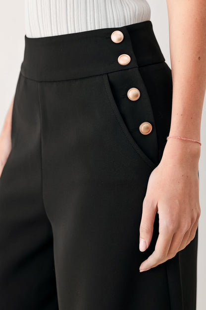 Modern Edge Woven Pants in OFF WHITE view 3 (bottom)