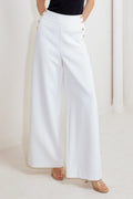 Modern Edge Woven Pants OFF WHITE (bottom) - woven pants, edge woven pants - shop at us.meeeshop