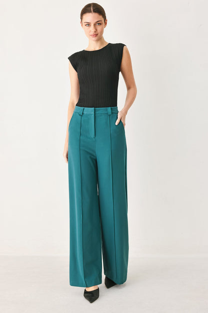Modern Flow Woven Pants in DRIED ROSE view 5 - Modern Flowy Pants (bottom)