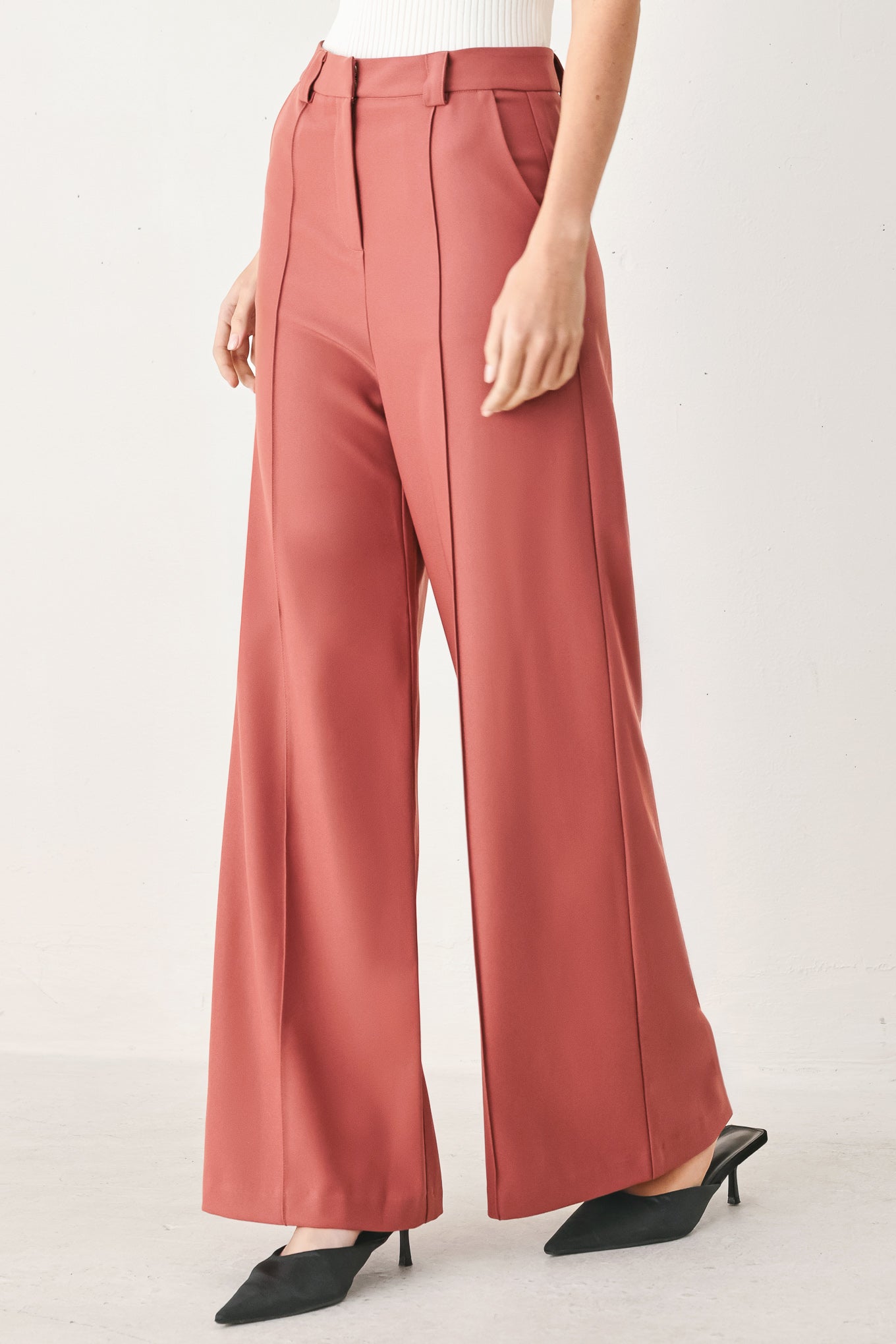 Modern Flow Woven Pants view 11 - Modern Flowy Pants (bottom)