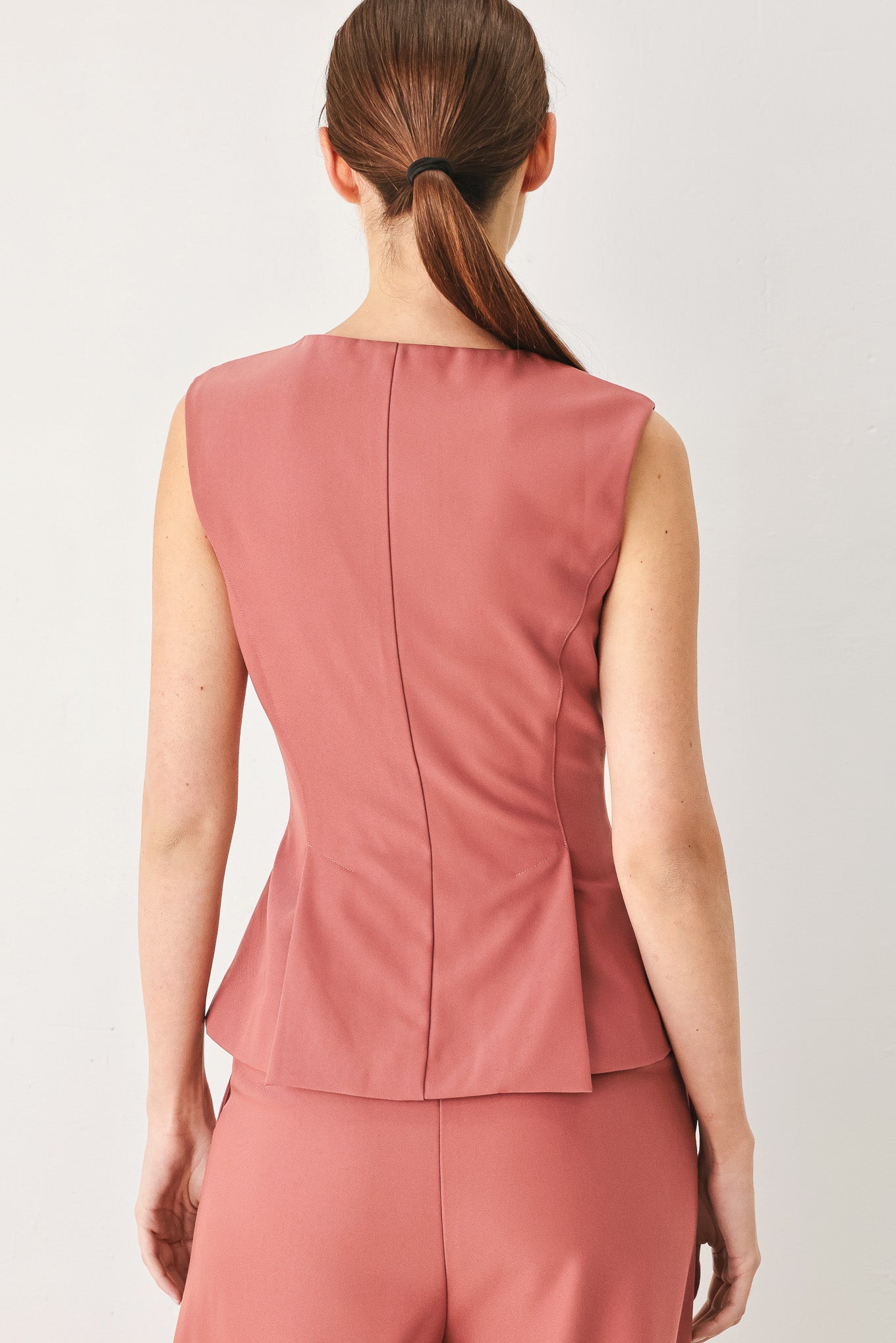 Modern Flow Woven Top view 13 - Flowy Top Modest