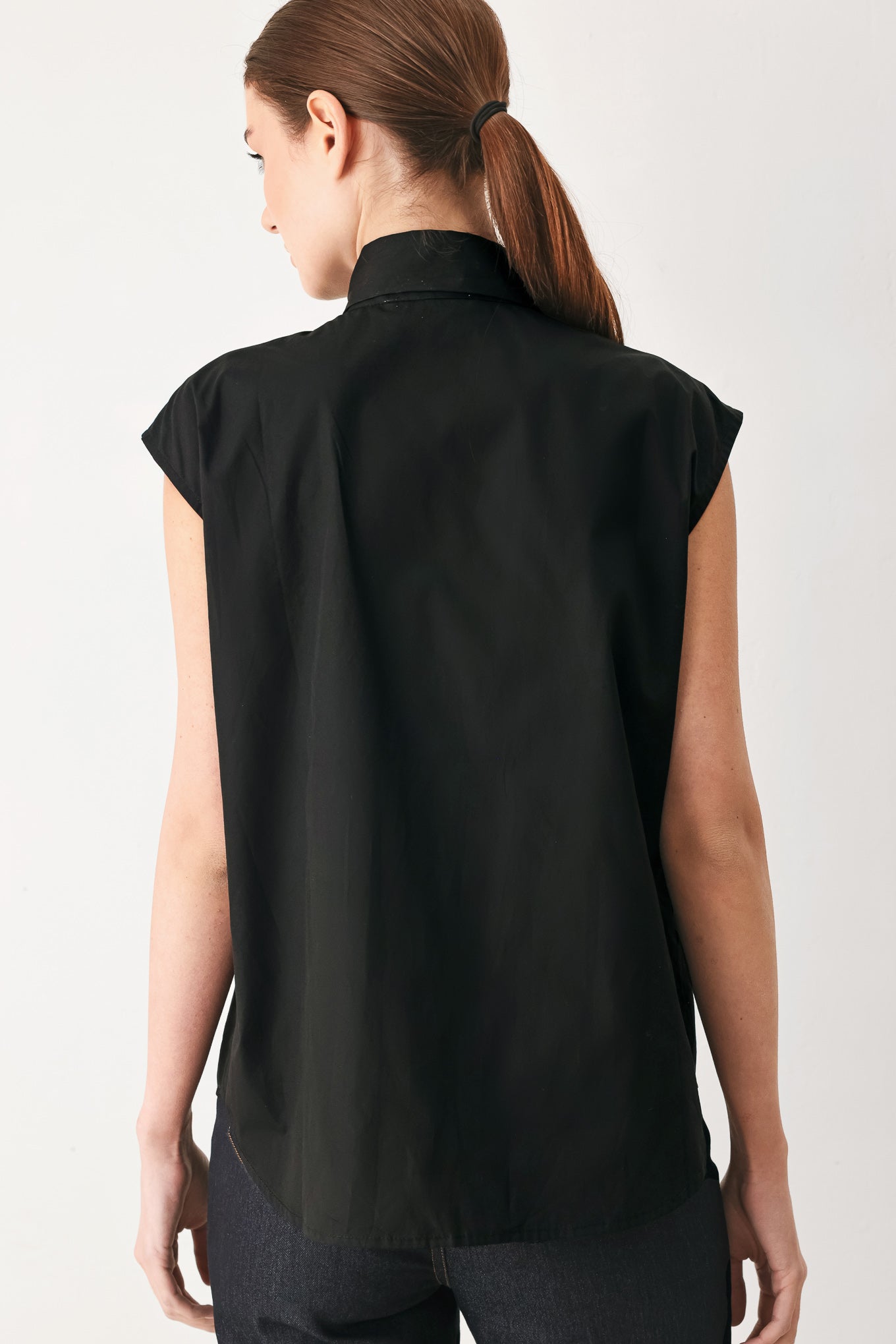 Modern Statement Bow Woven Top view 8