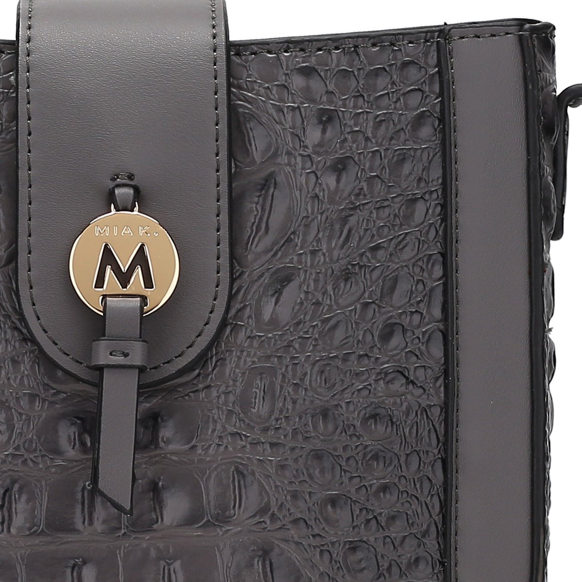 Molly Crossbody Bag in Croco Cognac view 4