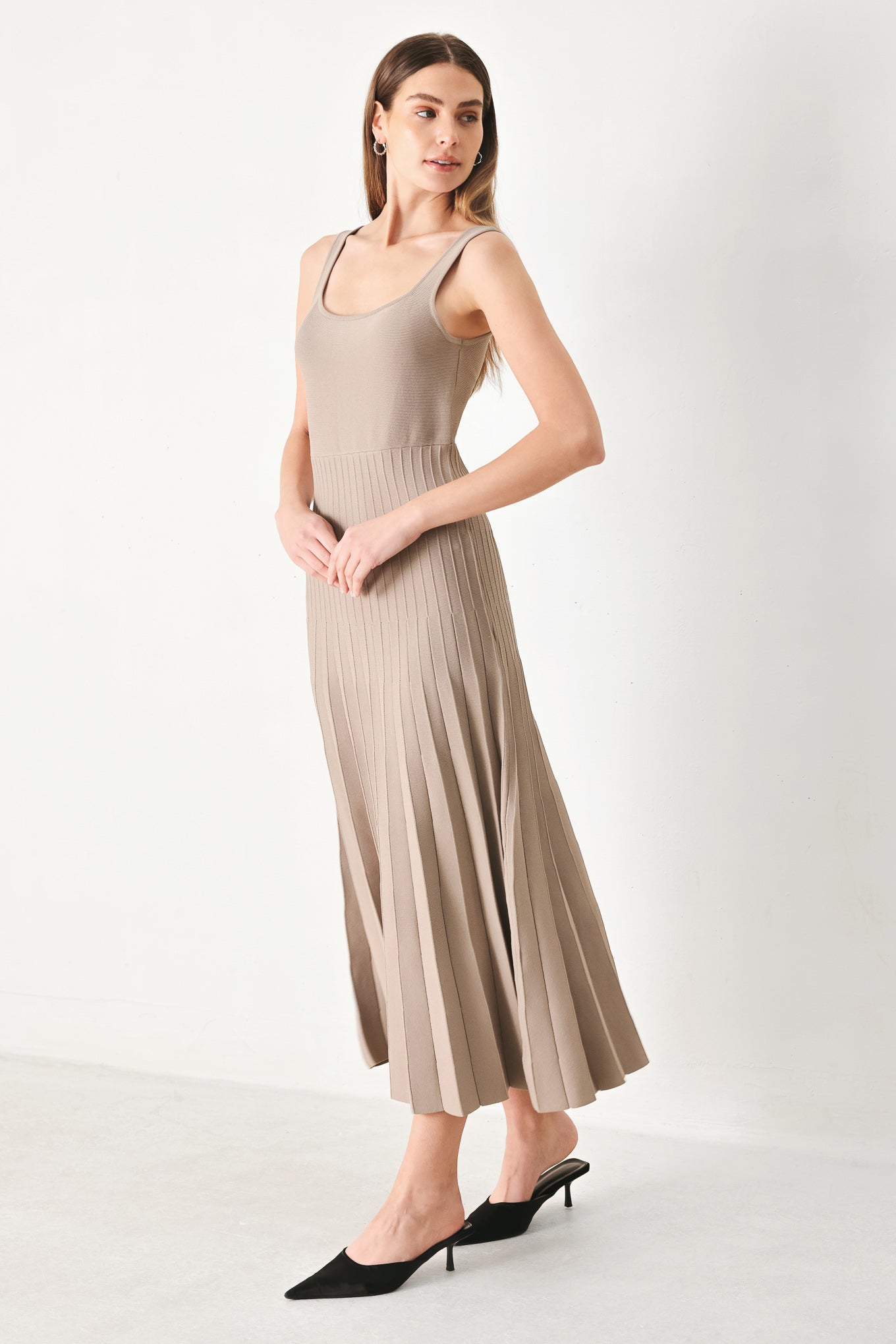 Mono Form Sweater Knit Midi Dress view 8 - Fall Wardrobe Essential - Dress Sweater