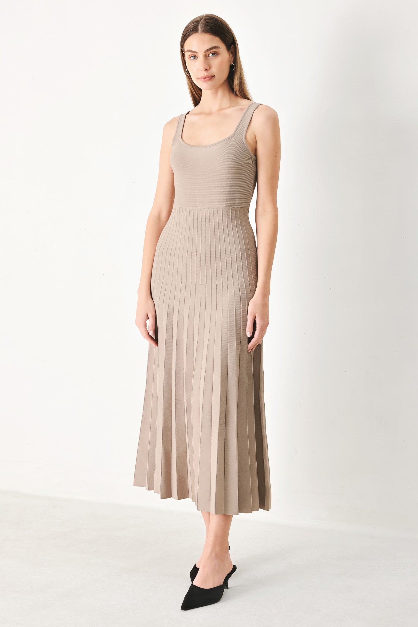 Mono Form Sweater Knit Midi Dress view 9 - Fall Wardrobe Essential - Dress Sweater