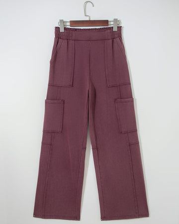 Monroe Mineral Wash Cargo Pants in M view 2 (bottom)