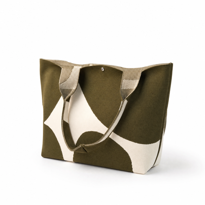 Moody Green Signature Tote view 3 - Moody Tote Bag