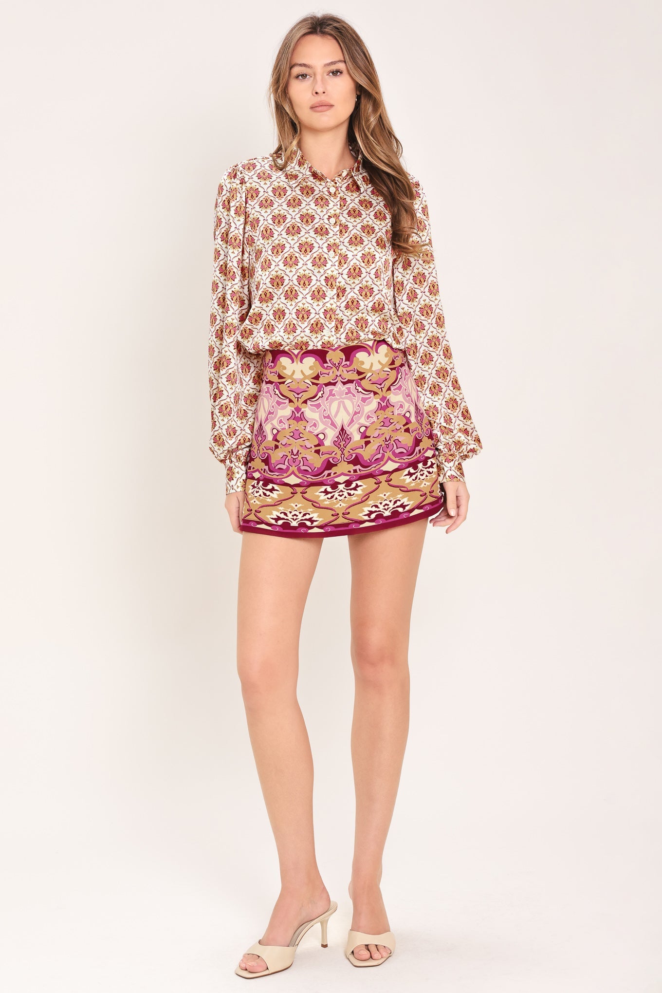 Moroccan Muse Woven Top in CAMEL view 5