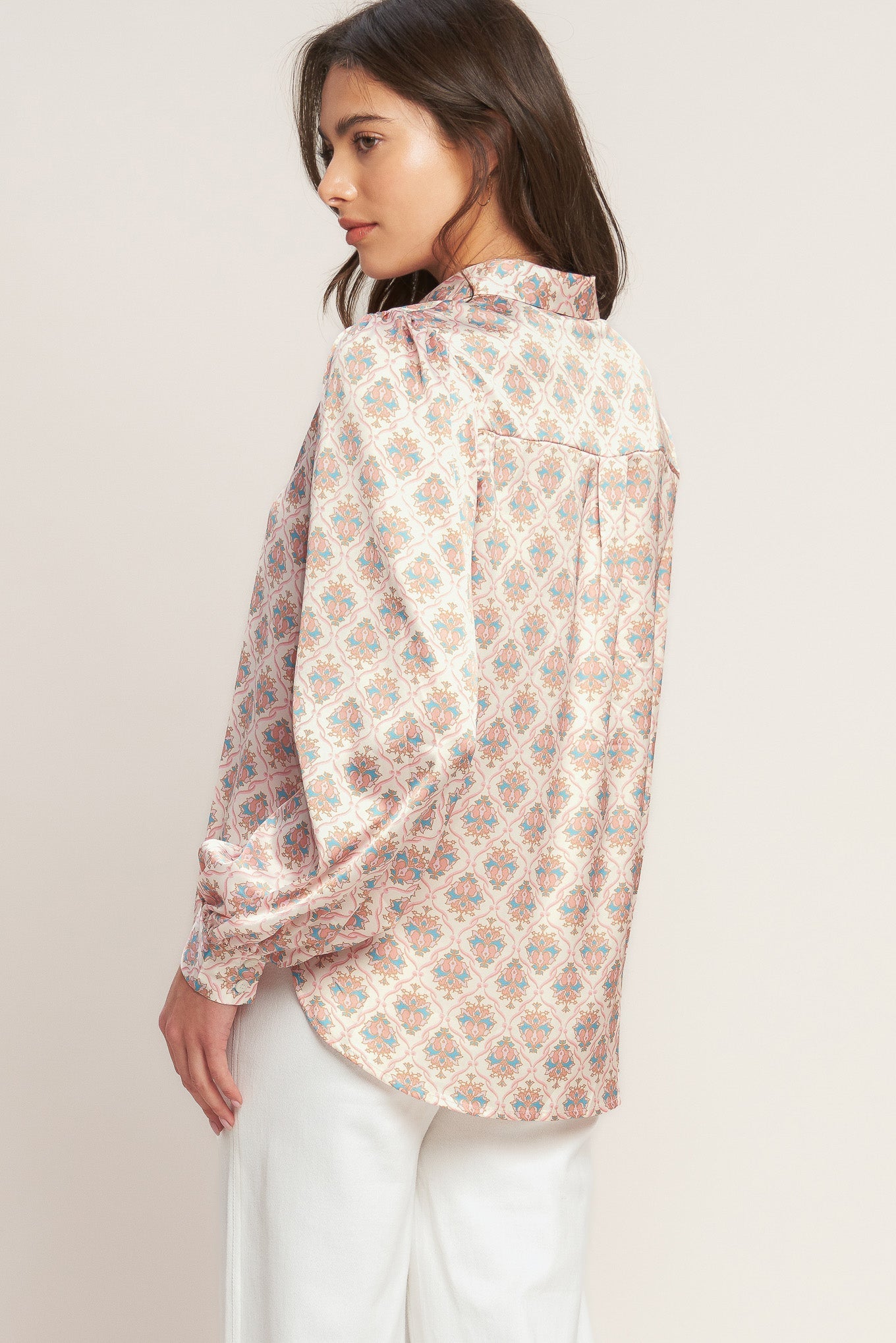 Moroccan Muse Woven Top view 13