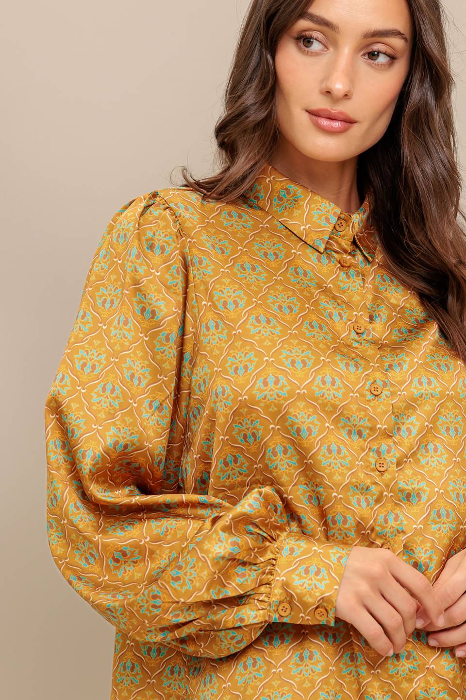 Moroccan Muse Woven Top view 15