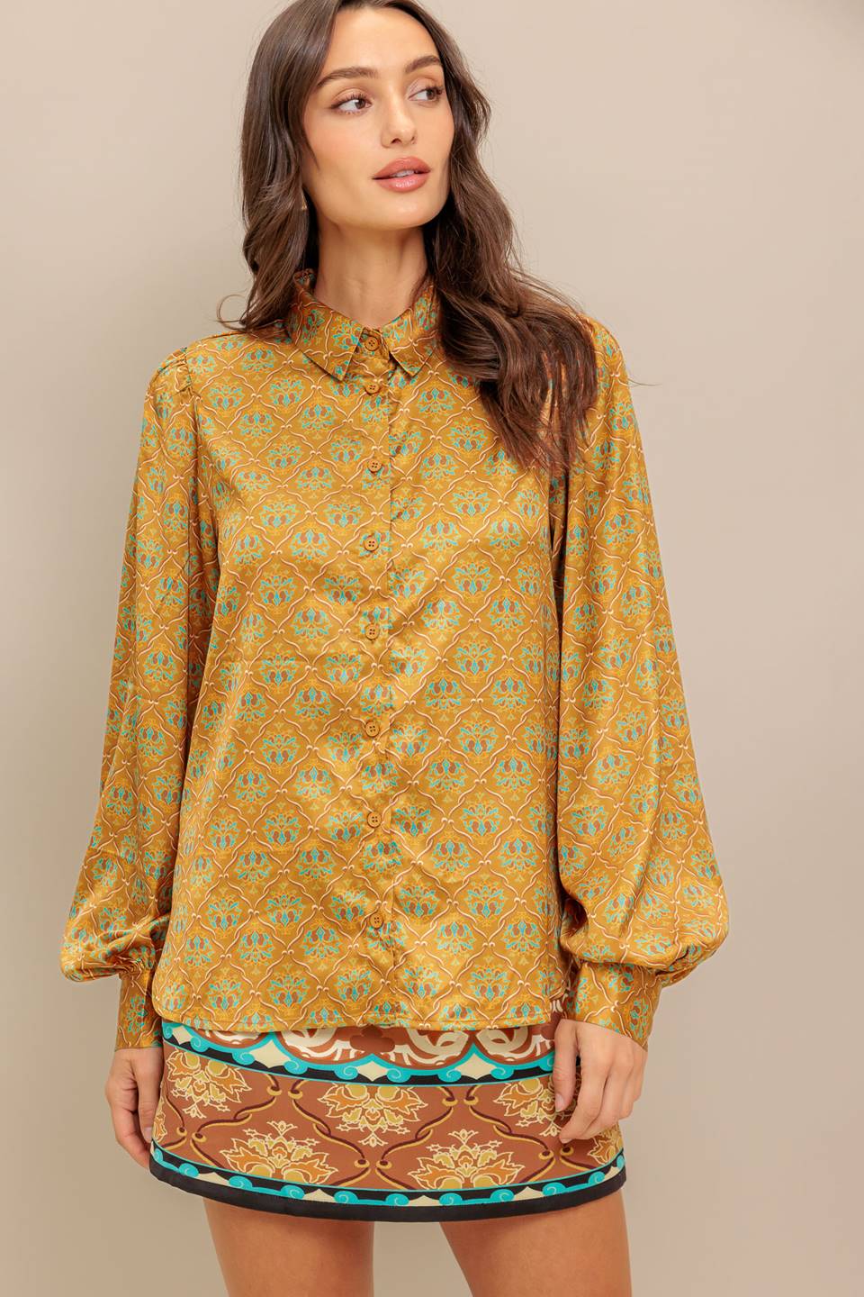 Moroccan Muse Woven Top view 17