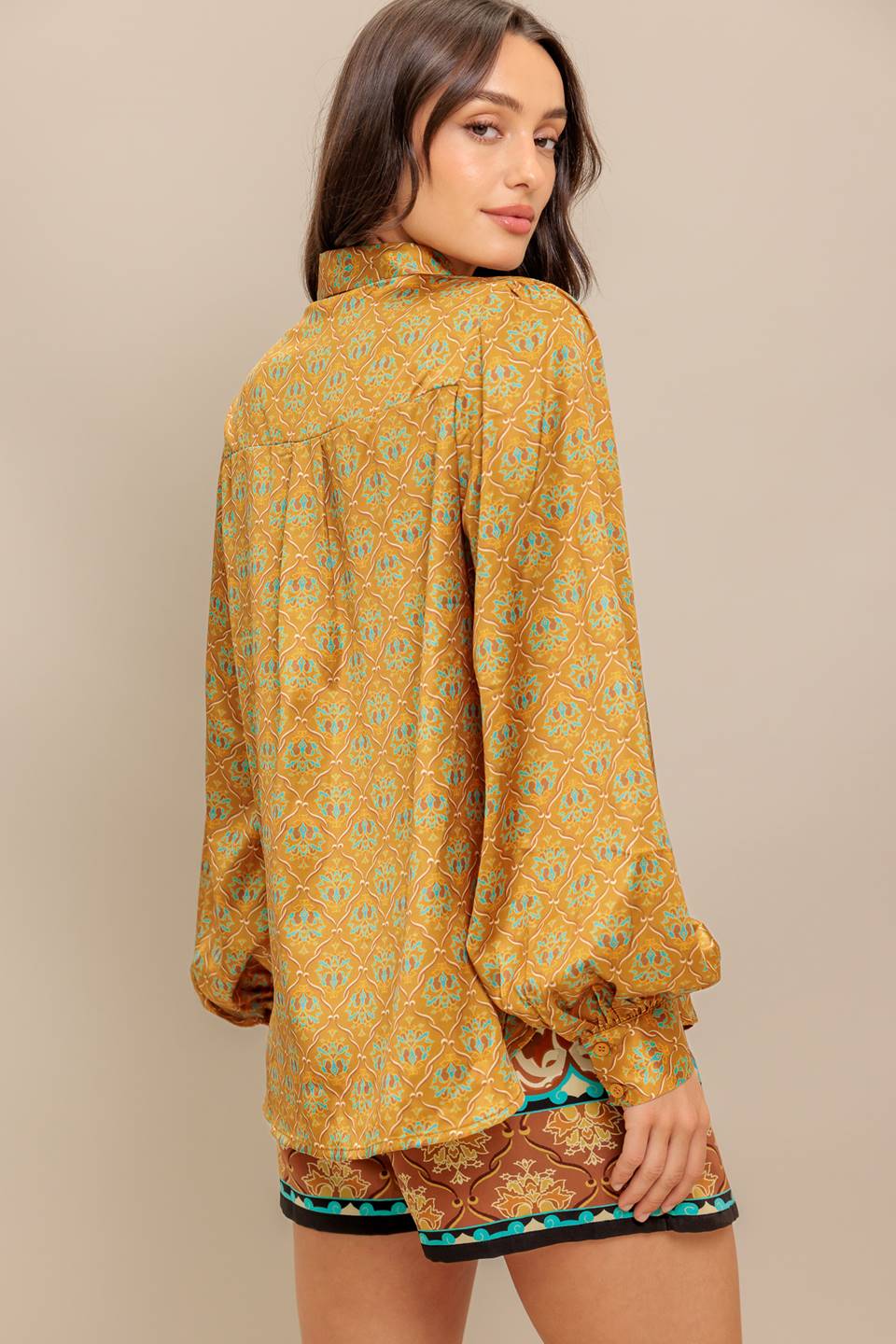 Moroccan Muse Woven Top view 22